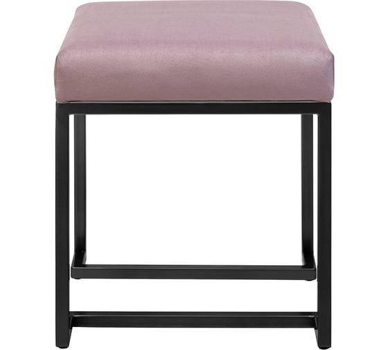 Пуф GreenWeen OMEGA, черный, Dusty Pink, 400x400x450 мм GW-PUF-OMEGA-B-DP
