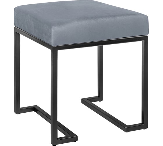 Пуф GreenWeen OMEGA, черный, Light Blue, 400x400x450 мм GW-PUF-OMEGA-B-LB