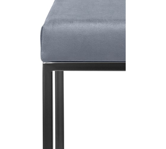 Пуф GreenWeen OMEGA, черный, Light Blue, 400x400x450 мм GW-PUF-OMEGA-B-LB
