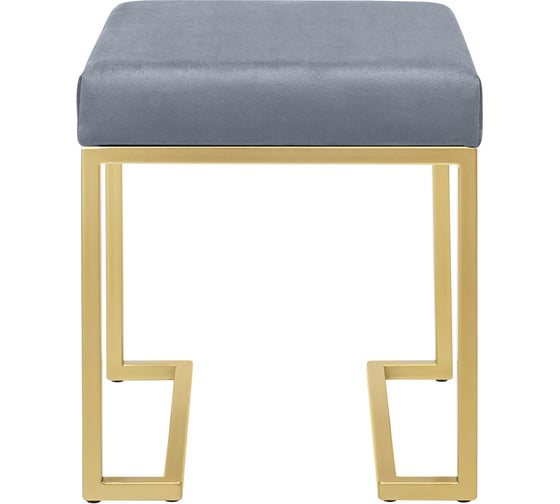 Пуф GreenWeen OMEGA, золотой, Light Blue, 400x400x450 мм GW-PUF-OMEGA-G-LB