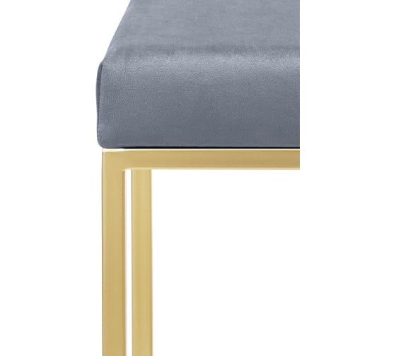 Пуф GreenWeen OMEGA, золотой, Light Blue, 400x400x450 мм GW-PUF-OMEGA-G-LB