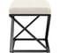 Пуф GreenWeen Chelsea, черный, Ivory, 400x400x450 мм GW-CH400B-I 2