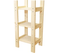 Деревянный стеллаж Timber&Style 30x62x24см, 3 полки TSST30243