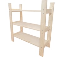 Деревянный стеллаж Timber&Style 60x62x24см, 3 полки TSST60243