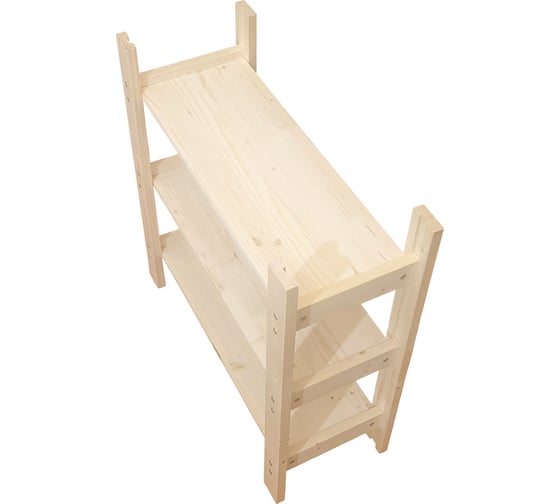 Деревянный стеллаж Timber&Style 60x62x24см, 3 полки TSST60243