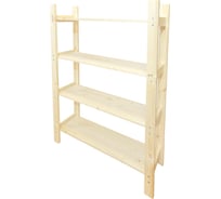 Деревянный стеллаж Timber&Style 75x103x24см, 4 полки TSST75244