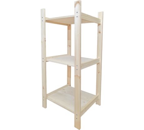 Деревянный стеллаж Timber&Style 45x103x40см, 3 полки TSST45403