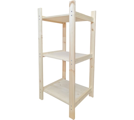 Деревянный стеллаж Timber&Style 45x103x40см, 3 полки TSST45403