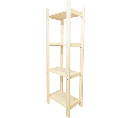 Деревянный стеллаж Timber&Style 45x145x30см, 4 полки TSST45304
