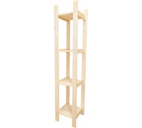 Деревянный стеллаж Timber&Style 30x145x30см, 4 полки TSST30304