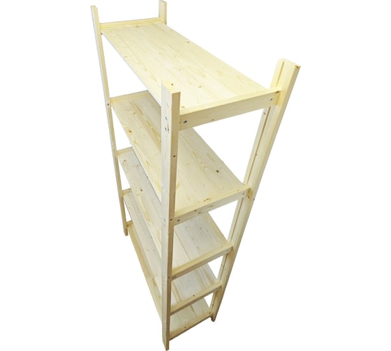Деревянный стеллаж Timber&Style 75x187x30см, 5 полки TSST75305