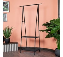 Напольная вешалка для одежды Helex Home черная W-09