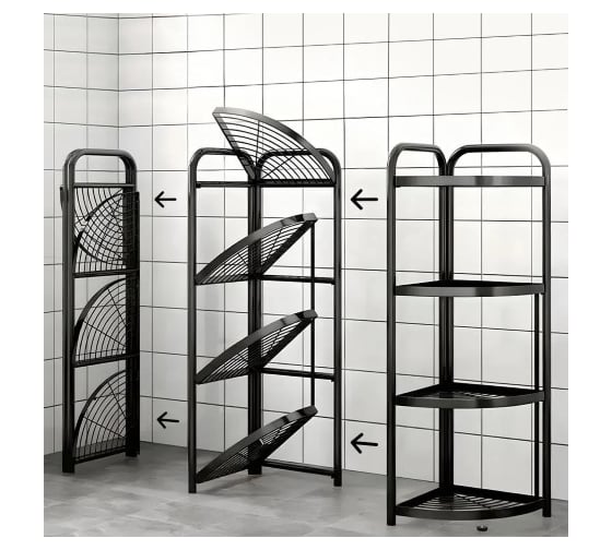 Складная полка для хранения Homium For Home, 4 уровня shelf01-04