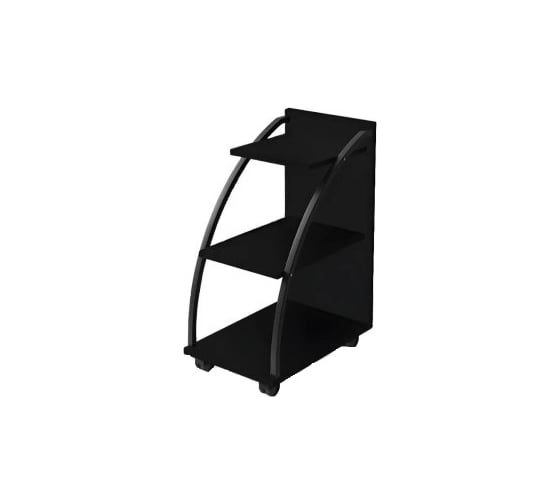 Полка Homium Style, цвет черный 3 уровня shelf01-07black 1