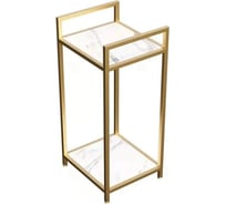 Столик Homium с полкой Porto, цвет белый table05-2