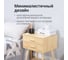 Тумба Homium с ящиками Cozy, цвет светлое дерево, размер 45x35x59 см, на ножках stand04 4