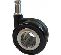 Мебельное колесо MFK-TORG штырь, М11, 60 мм, хром, сквозной, с подшипником 602524-11