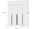 Распашной шкаф ADETA Пакс Фардал 31 white ИКЕА paks-2209471-240-250-65 2