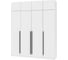 Распашной шкаф ADETA Пакс Фардал 31 white ИКЕА paks-2209471-200-290-65 1
