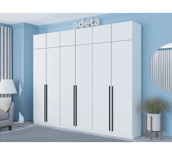 Распашной шкаф ADETA Пакс Фардал 55 white ИКЕА paks-565523-310-260-60