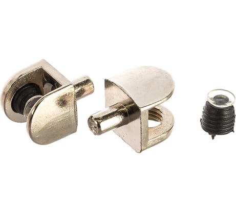 П-образный стеклодержатель на бобышке ELEMENT никель 2 шт 011170