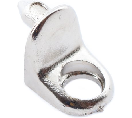 Полкодержатель со штоком на шурупе ELEMENT никель 4 шт 272010