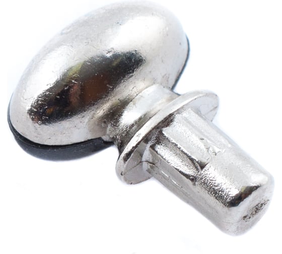 Овальный стеклодержатель с резинкой ELEMENT никель 4 шт 011070 1