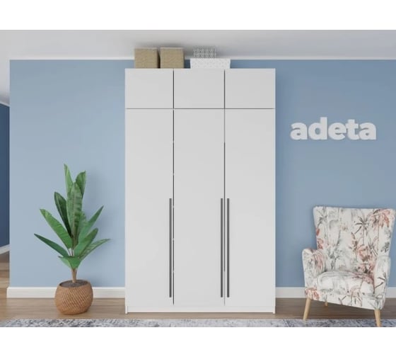 Распашной шкаф ADETA Пакс Фардал 30 white ИКЕА paks-8832737-110-280-40