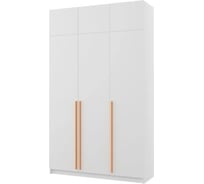 Распашной шкаф ADETA Пакс Фардал 30 gold ИКЕА paks-1125977-130-280-65