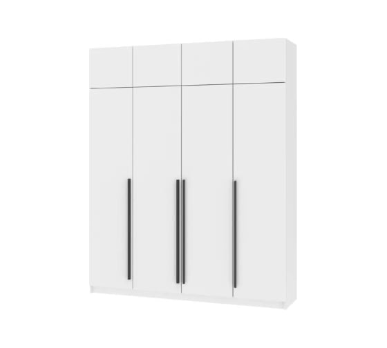 Распашной шкаф ADETA Пакс Фардал 31 white ИКЕА paks-2209471-240-240-65