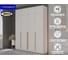 Распашной шкаф ADETA Пакс Фардал 31 gold ИКЕА paks-1253256-220-300-40 6