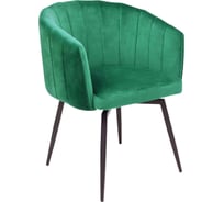 Кресло AKS Home MELON, зеленый велюр/черный 79676