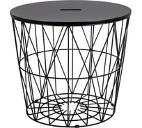 Журнальный стол AKS Home JUMBO, черный/черный, d 480х430 66918