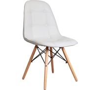 Стул AKS Home KORD, белый/дерево 45530