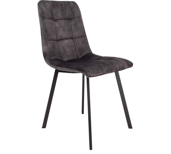 Стул AKS Home VERMONT VINTAGE, винтажный серый велюр UF912-6/черный 78266 1