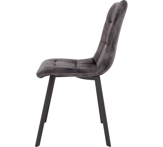 Стул AKS Home VERMONT VINTAGE, винтажный серый велюр UF912-6/черный 78266