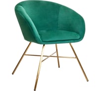 Стул AKS Home AMUR, зеленый велюр золото 62694