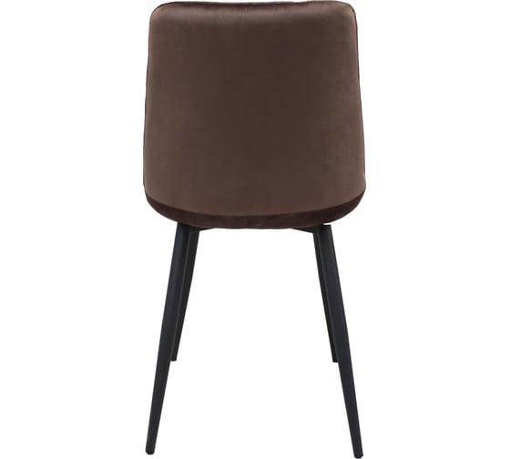 Стул AKS Home FRED NEW, коричневый/черный 83886