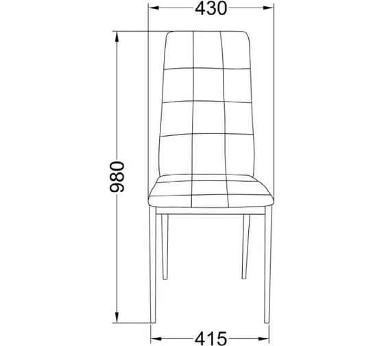 Стул AKS Home SKY, белый/хром 58762