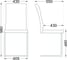 Стул AKS Home RONALD, бежевая ткань Seattle-001/хром 63312 7