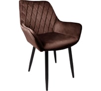 Стул AKS Home PABLO, коричневый велюр HLR-49/черный 72327