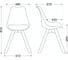 Стул AKS Home BLISS, белый, дерево 35252 5