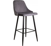 Стул AKS Home MEGAN-2, барный, темно-серая ткань 1701-30/черный 59146
