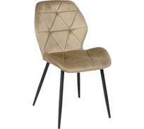 Стул AKS Home CONGO NEW, капучино велюр G062-11 черный 90025