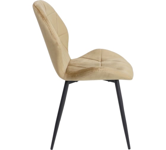 Стул AKS Home CONGO NEW, капучино велюр G062-11 черный 90025