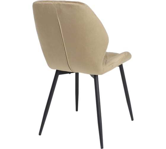 Стул AKS Home CONGO NEW, капучино велюр G062-11 черный 90025