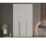 Распашной шкаф ADETA Пакс Фардал 30 gold ИКЕА paks-1125977-130-280-45 2