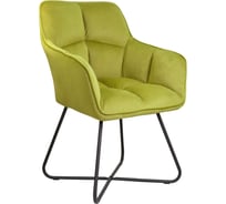 Стул AKS Home FLORIDA, светло-зеленый велюр/черный 65591