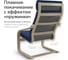 Кресло Salotti БАМБЛ темно-синий 1017949/5 3