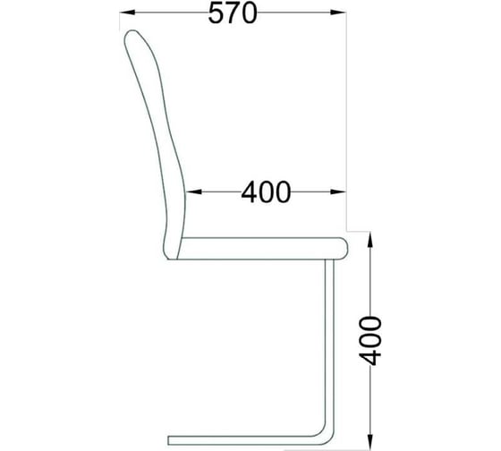 Стул AKS Home OXFORD, серый APU-006/черный 63319
